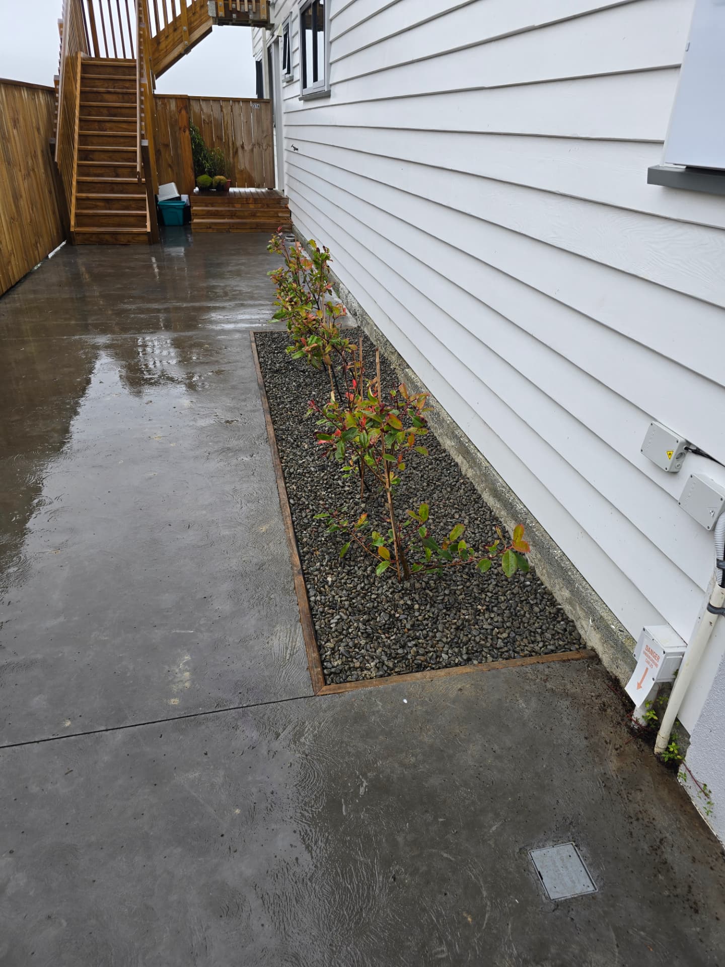 Concrete & Planting Strip
